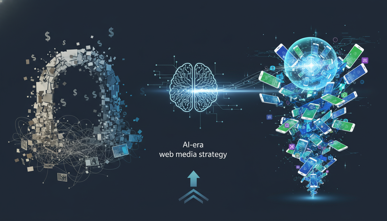 AI時代のWebメディア戦略：広告収益の苦境とアプリ化の突破口
