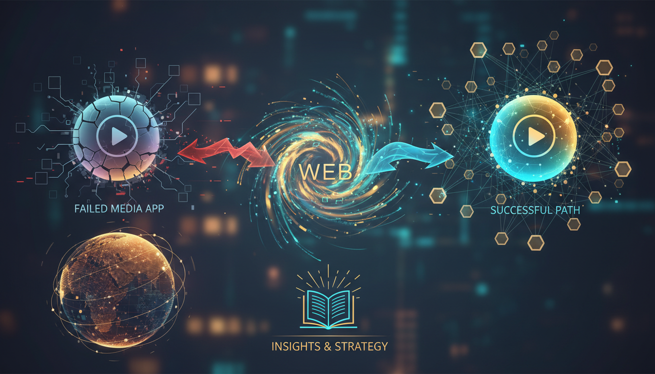 メディアアプリ失敗の深層：Webとの比較と成功への道