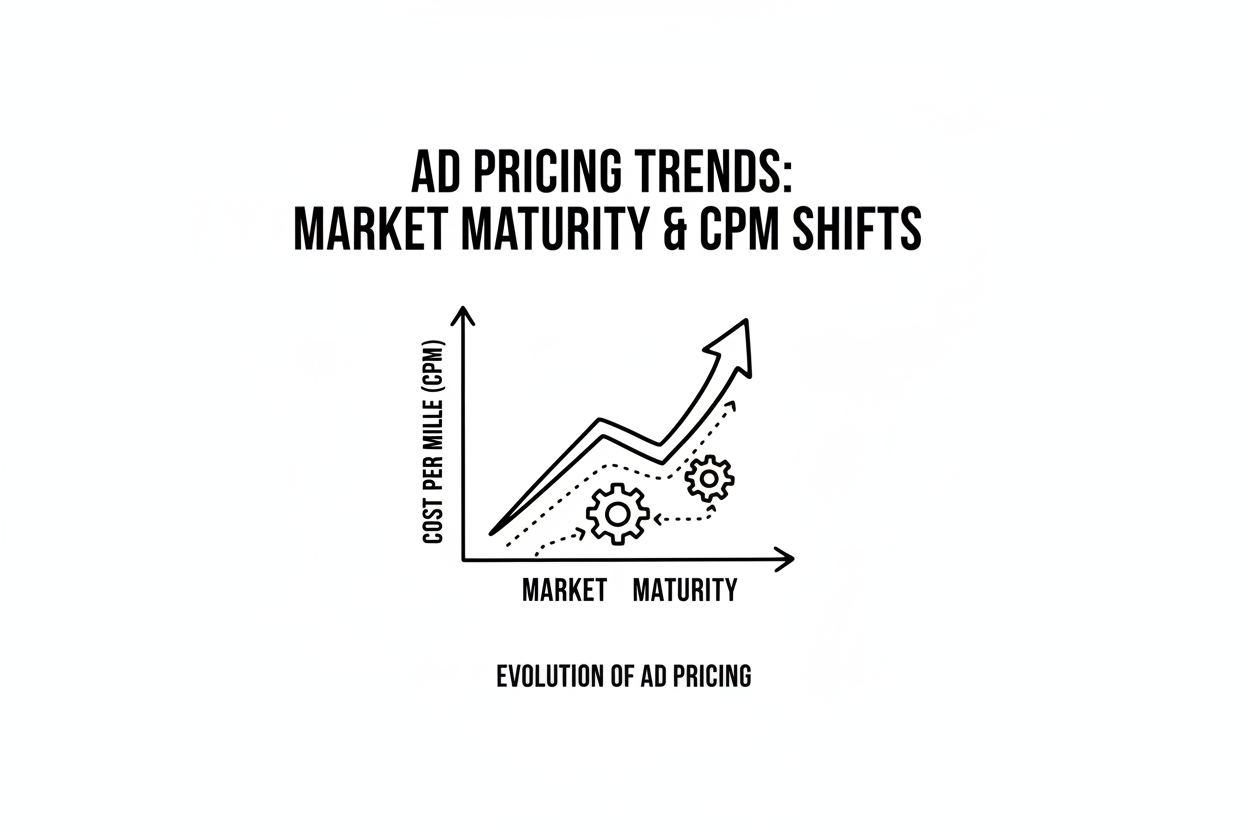 広告単価の推移:市場の成熟とCPMの変化
