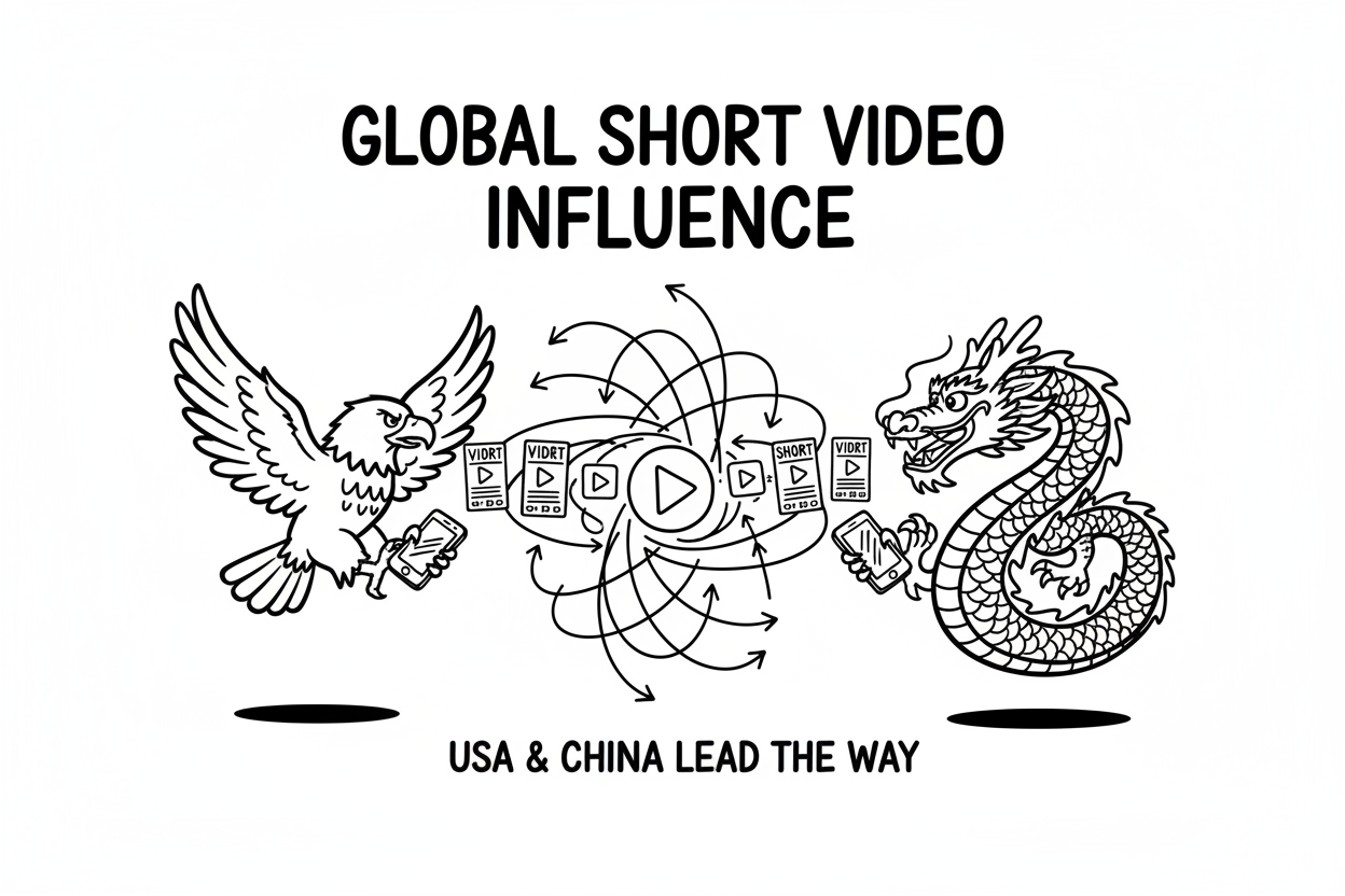 米国と中国が示すショート動画の影響力