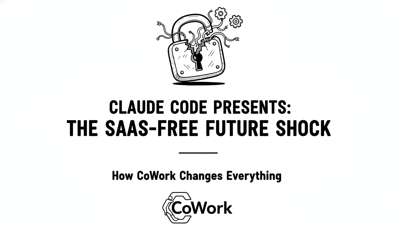 Claude Codeが招く「SaaSなき未来」の衝撃｜CoWork機能が何を変えるか